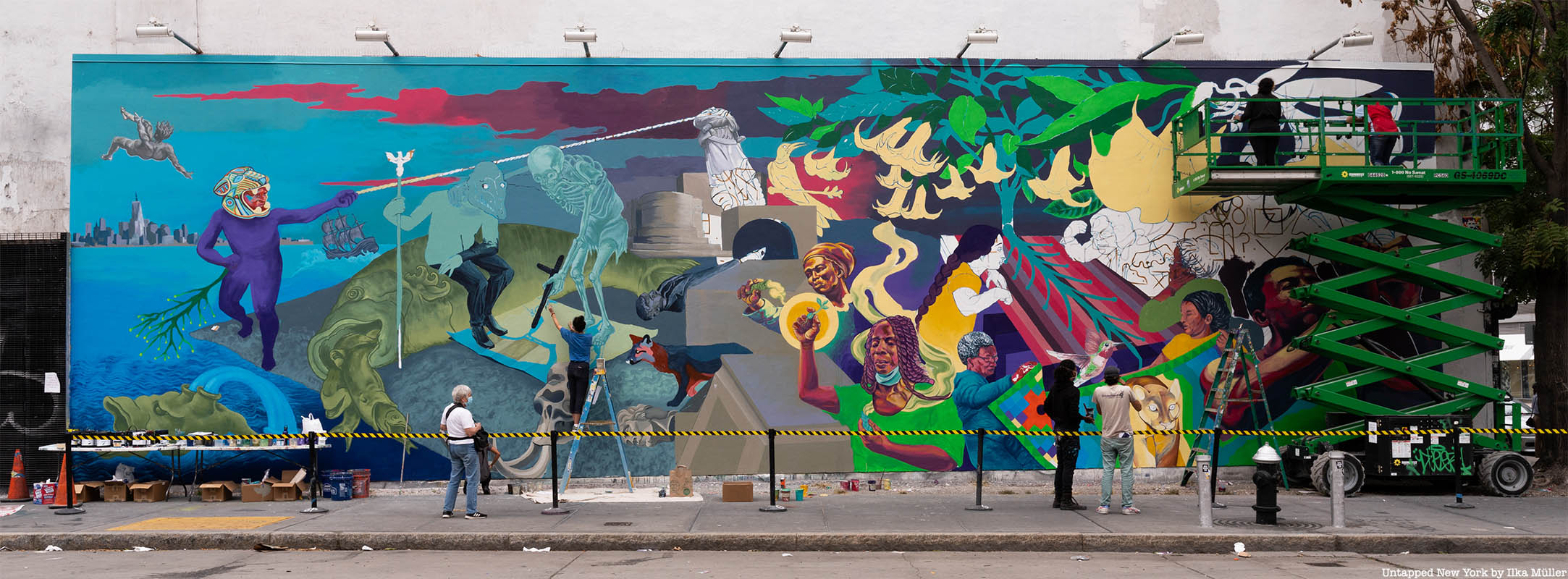 Bowery Graffiti Wall
