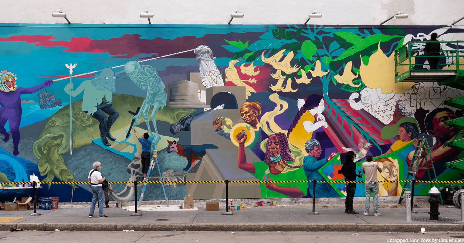 Bowery Graffiti Wall Presents New Mural By Raul Ayala For 2020 Untapped New York