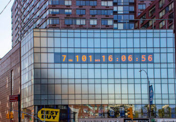 Climate Clock in Union Square