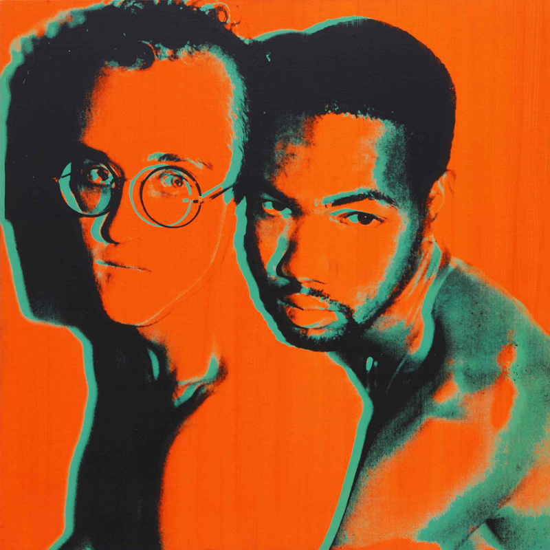 Andy Warhol, Portrait of Keith Haring and Juan DuBose