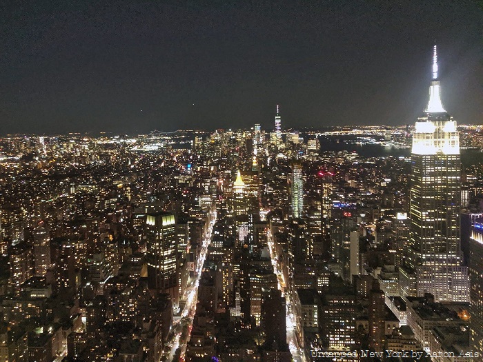 Photo of the view from the roof of One Vanderbilt