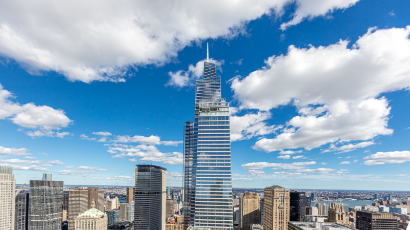 Top of One Vanderbilt, one of the tallest New York skyscrapers