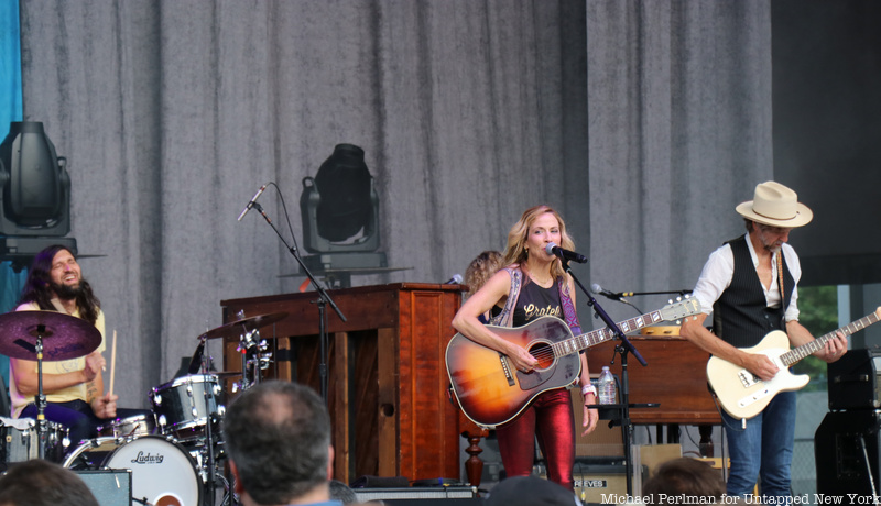 Sheryl Crow performing at Forest Hills Stadium