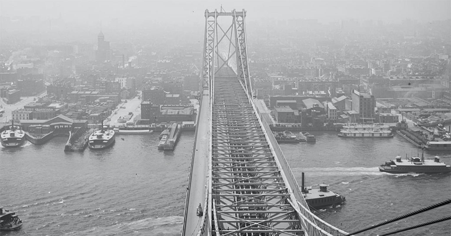 Williamsburg bridge vintage photo