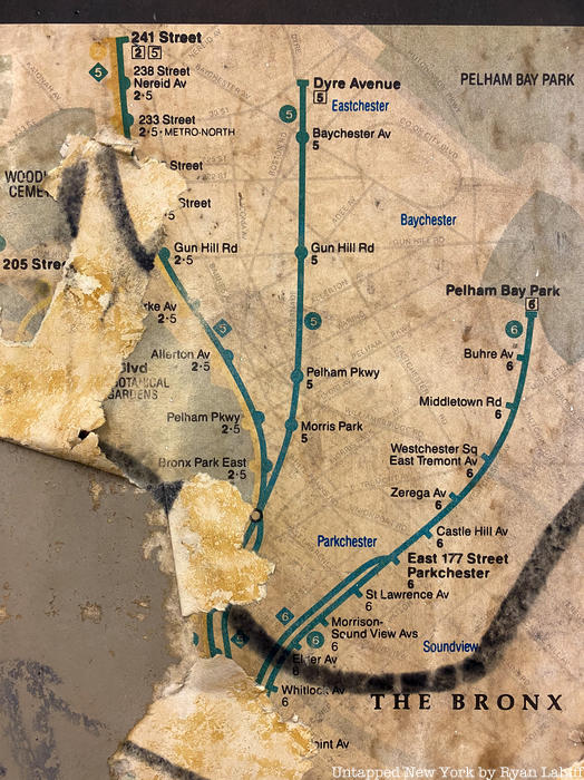 Vintage 1989 Subway Map Uncovered at Manhattan Station - Untapped New York