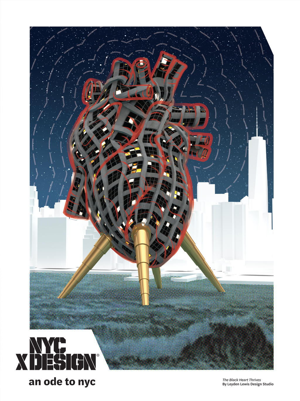 Leyden LEwis An Ode to NYC Poster