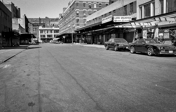 Empty Street View Meatpacking District 1990s, Gregoire Alessandrini Photography