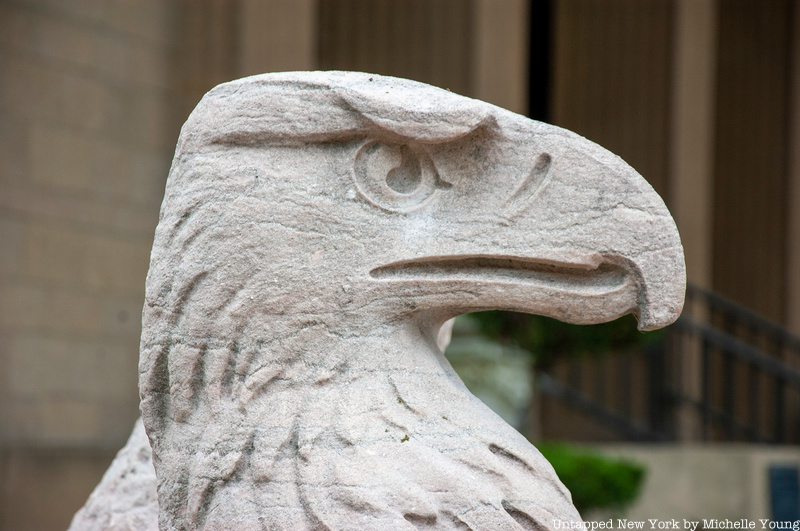 Penn Station Eagle closeup