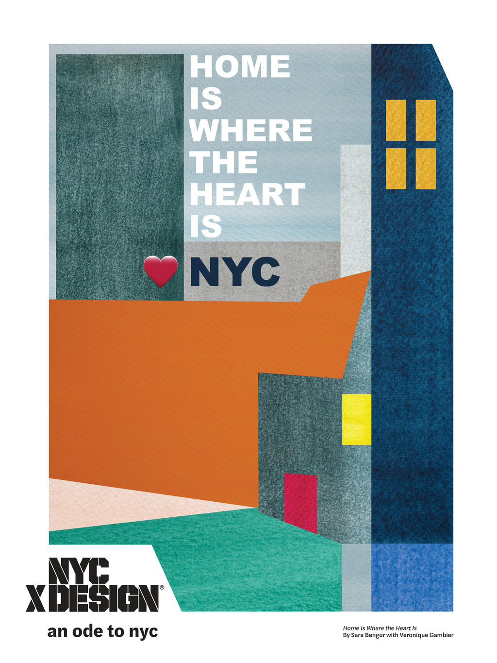 Sara Bengur and Veronique Gambier An Ode to NYC Poster