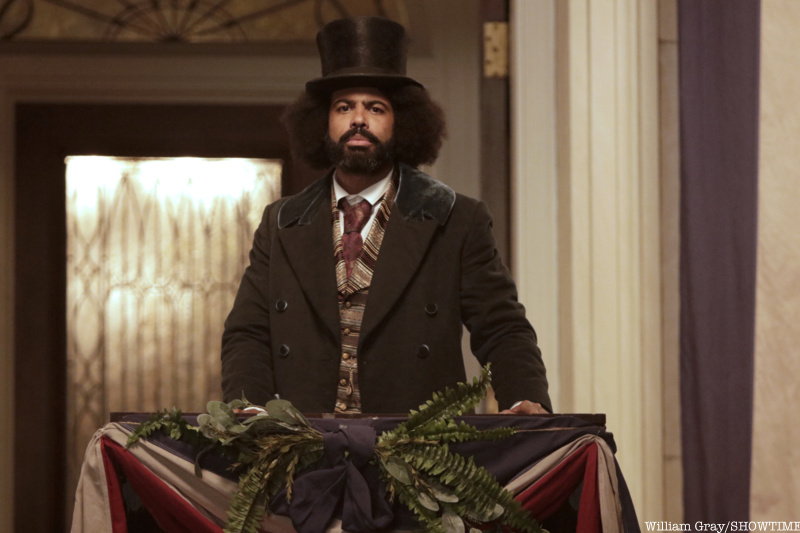 Daveed Diggs as Frederick Douglass in THE GOOD LORD BIRD, "Mister Fred". Photo Credit: William Gray/SHOWTIME.