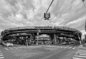 Crescent Street elevated train station