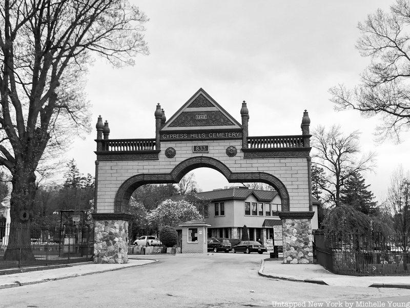 Cypress Hills main entrance gate