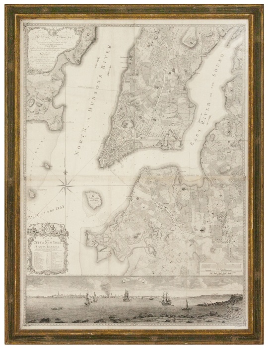 Photo of Ratzer map of new york