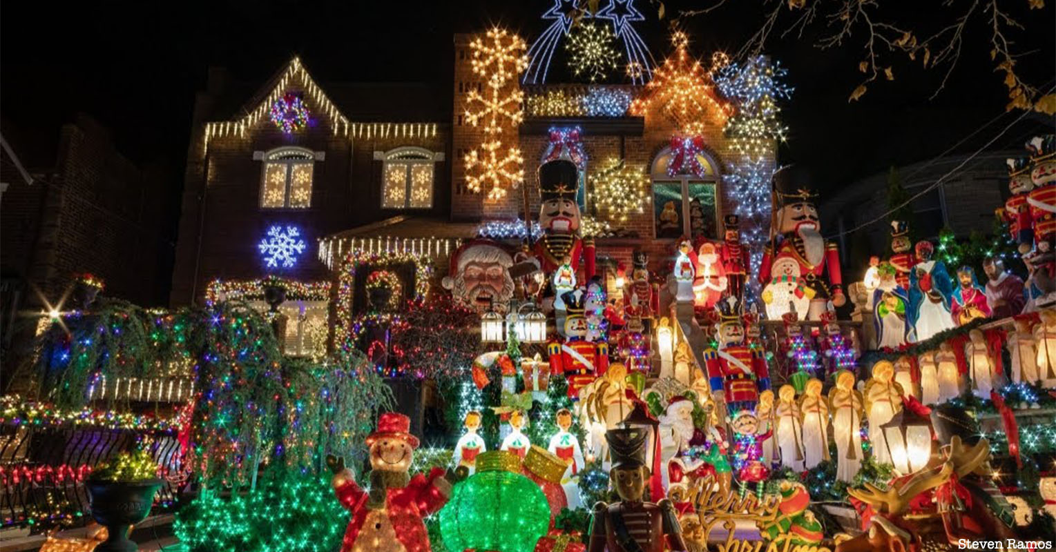 Lucy Spata's Christmas house in Dyker Heights