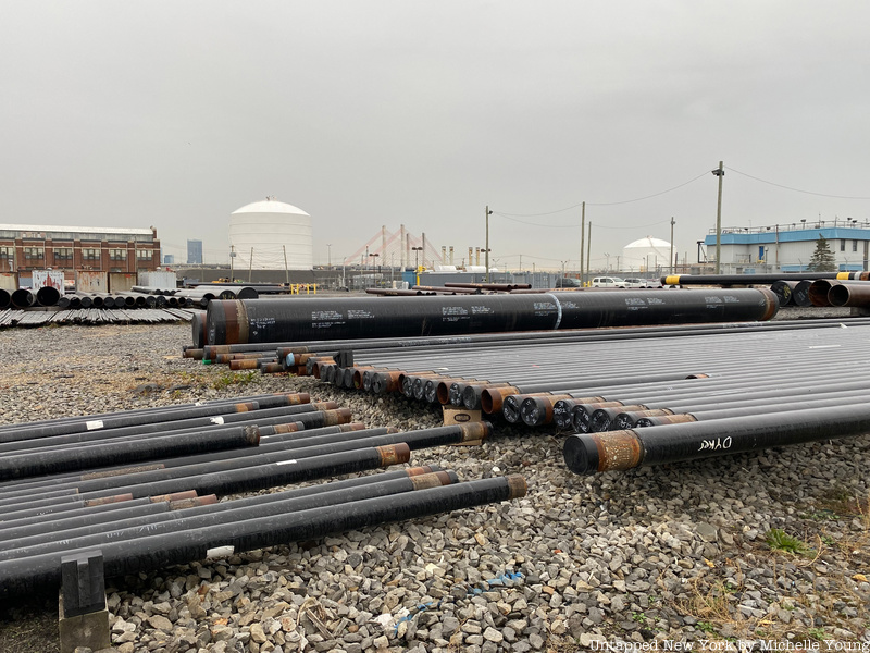 Pipes at the National Grid Depot