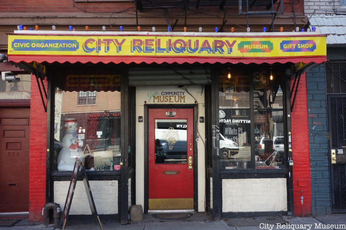 City Reliquary storefront