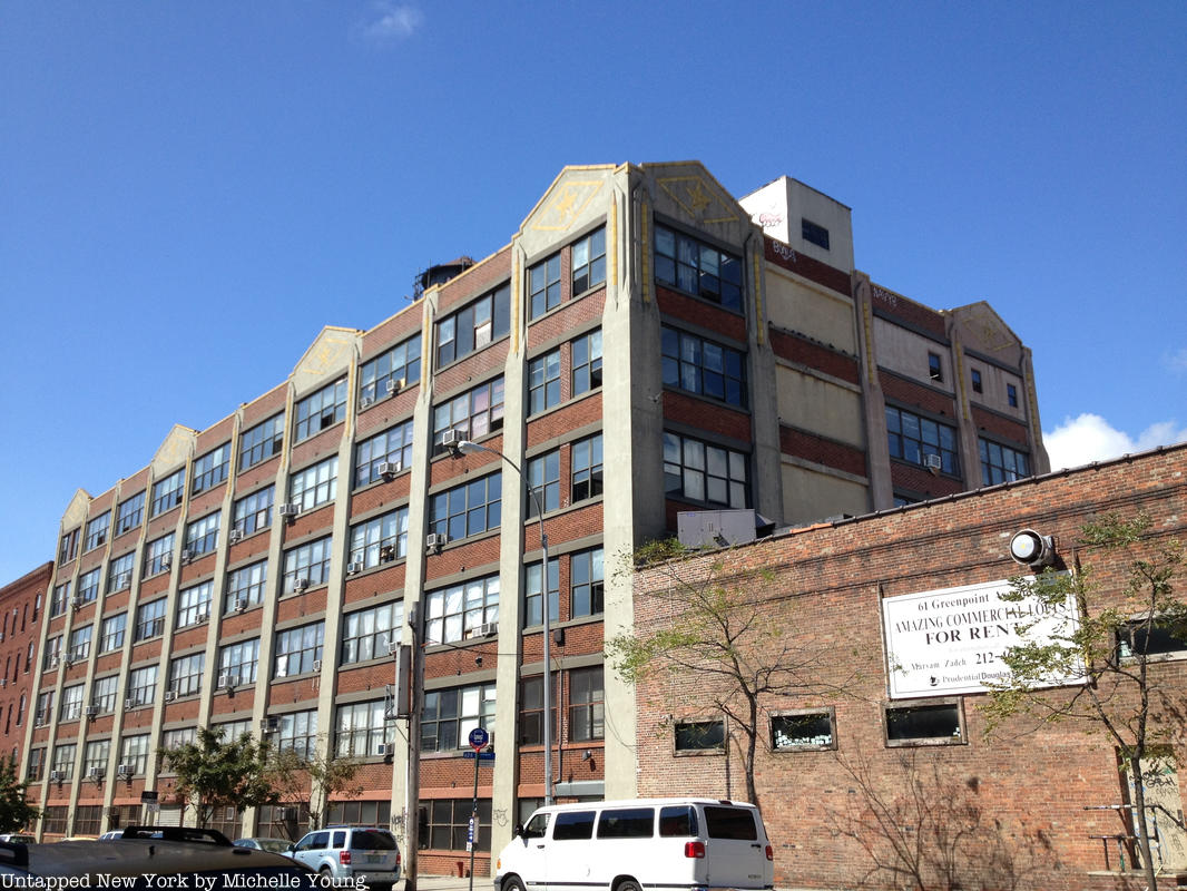 Part of the Eberhard Pencil Factory in Greenpoint, Brooklyn