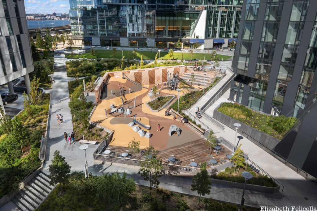 Explore the Fun Features of Waterline Square Park, NYC's Newest Park