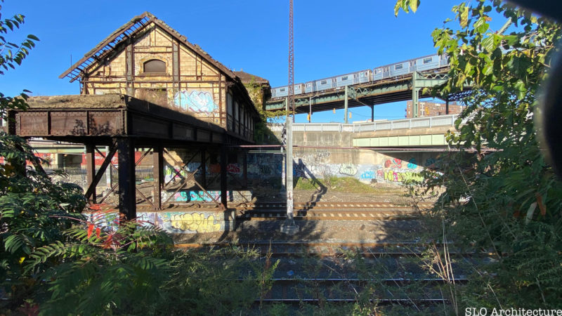 Abandoned Westchester Avenue train station designed by Cass Gilbert