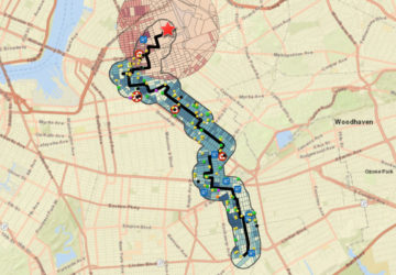 The route of the north Brooklyn pipeline