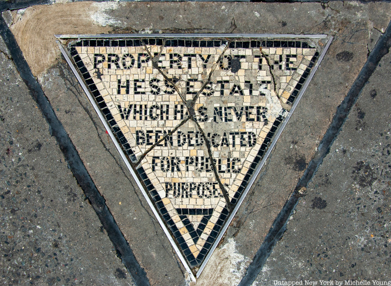 Hess triangle in Greenwich Village