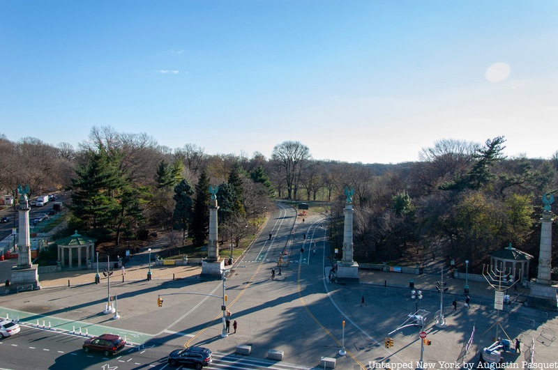 View of Prospect Park entrance