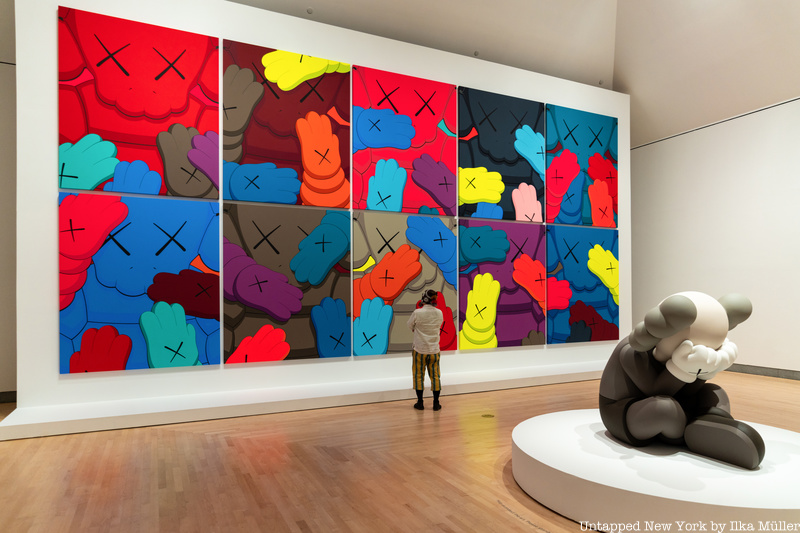KAWS exhibit at the Brooklyn Museum