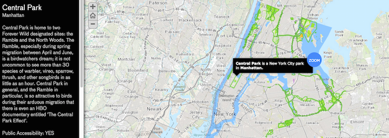 Natural Areas Conservancy Map Central Park