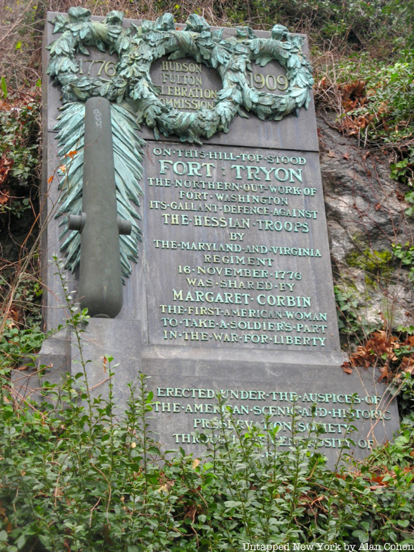Corbin memorial at Fort Tryon Park