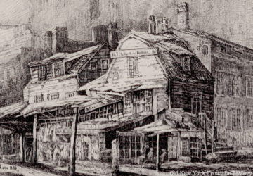 Sketch from Eliza Greatorex's Old New York