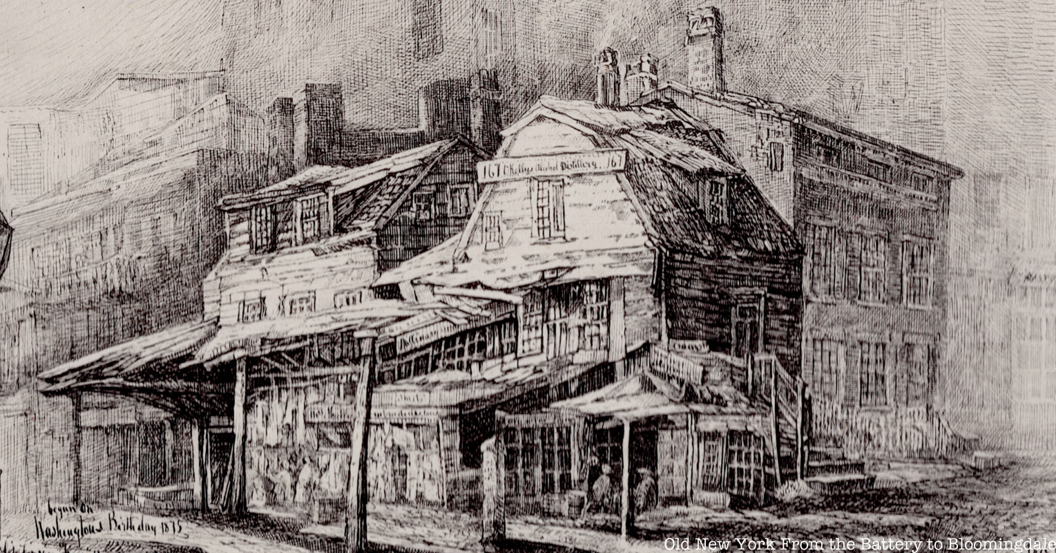 Sketch from Eliza Greatorex's Old New York