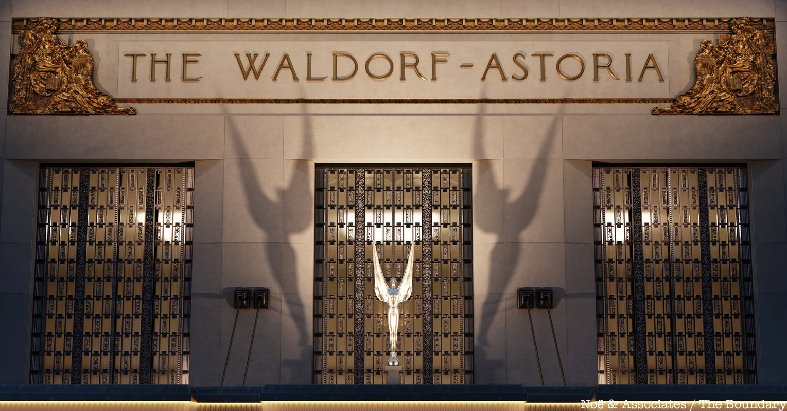 Spirit of Achievement Statue at the Waldorf-Astoria
