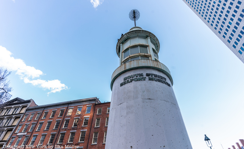Titanic Memorial Lighthouse and Timeball at the South Street Seaport