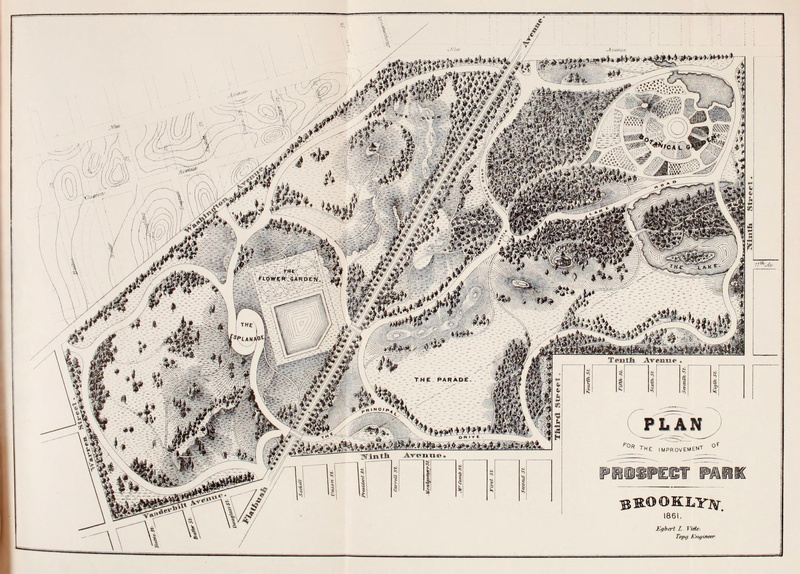 Viele Plan for Prospect Park