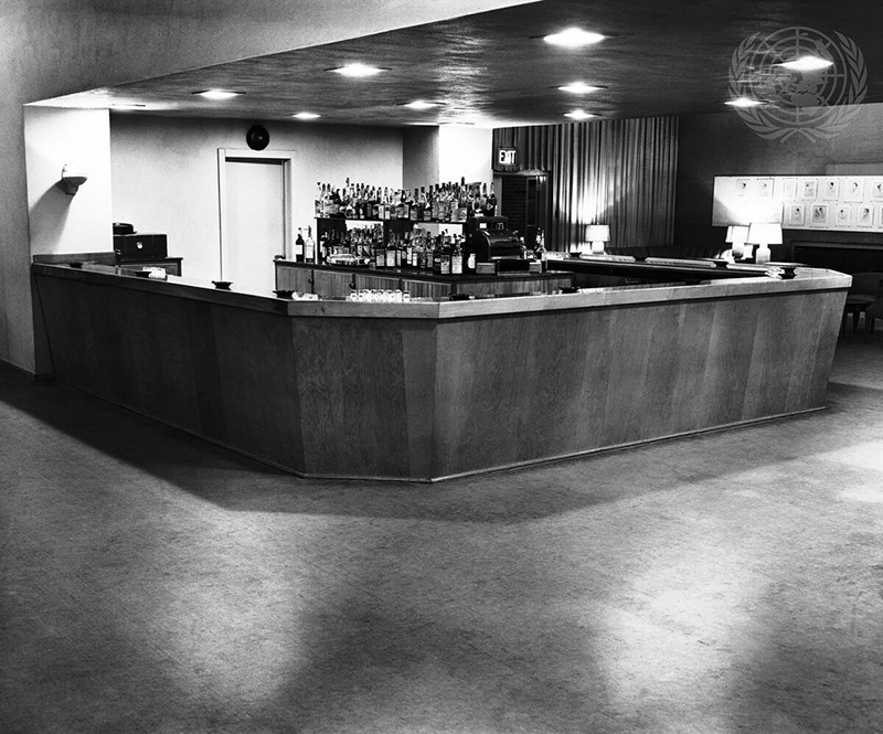 Bar in the Delegates Dining Lounge