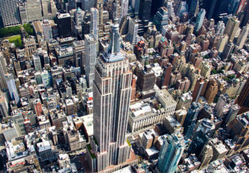 Empire State Building aerial photo