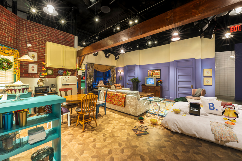 Exhibit view of the FRIENDS EXPERIENCE located in New York City. Photo Courtesy of Booking.com.