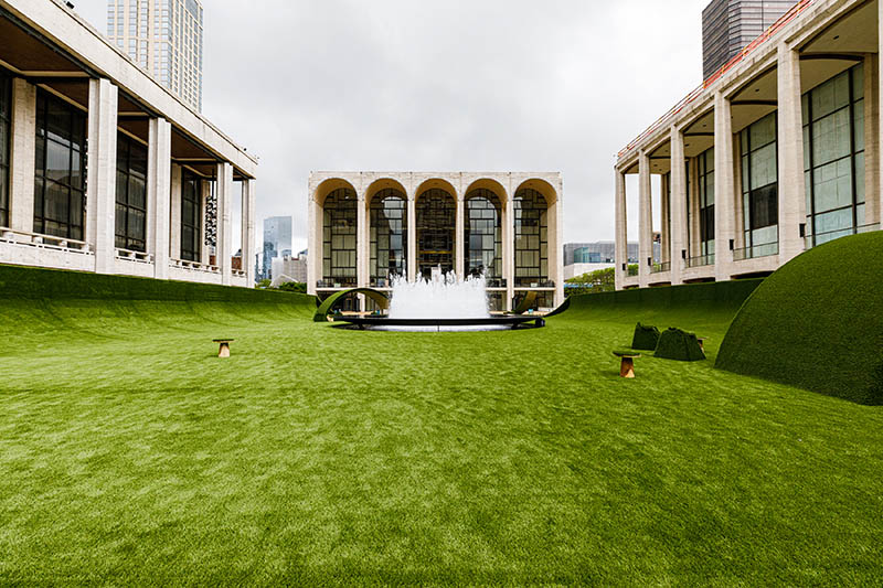 The GREEN at Lincoln Center's Restart Stages fro a distance