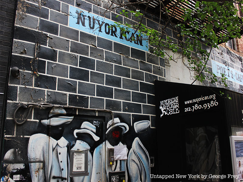 The exterior of the Nuyorican Poets Cafe