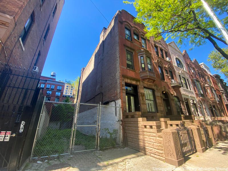 Empty lot at 110 West 88th Street today