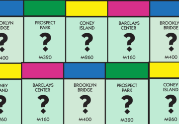 Collection of new Monopoly squares, courtesy of MONOPOLY Brooklyn