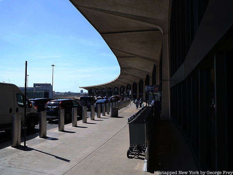 The exterior of Newark Airport Terminal C