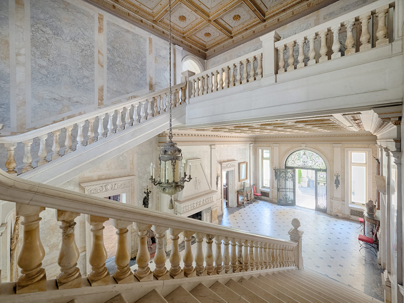 Winfield Hall staircase. 