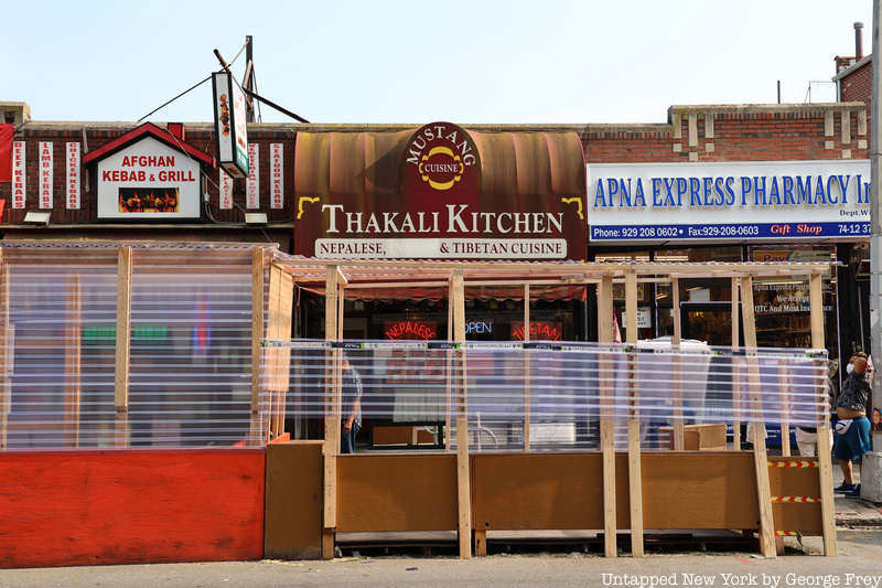 Mustang Thakali Kitchen serves Nepalese and Tibetan food in Jackson Heights. 