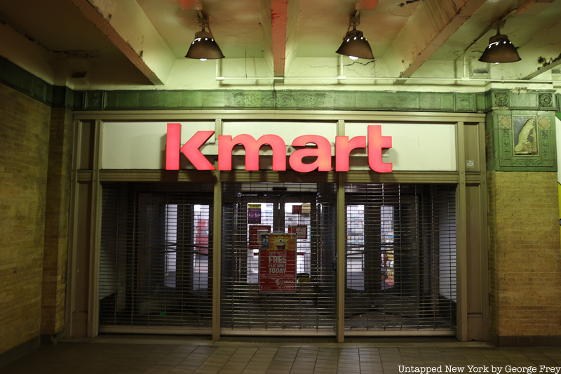 KMart Astor Place subway entrance