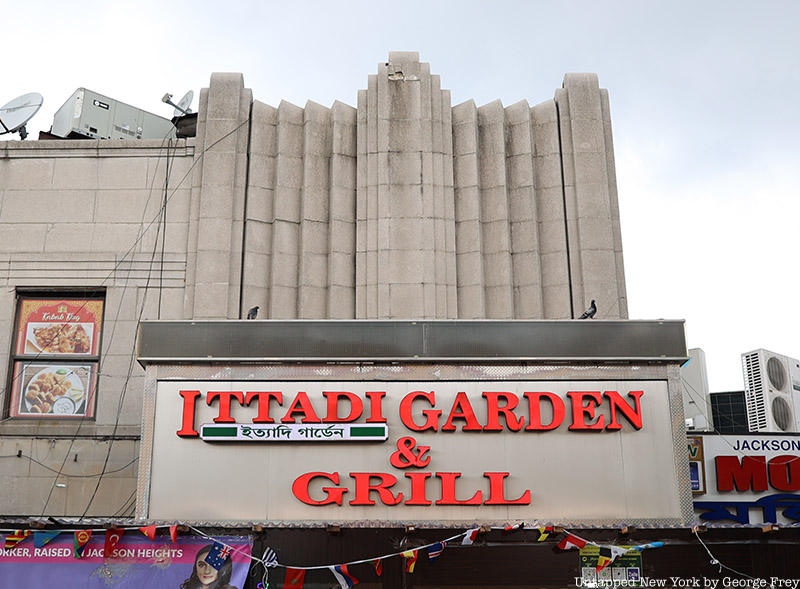 Ittadi Garden & Grill serves Indian fare in a storied venue in Jackson Heights. 