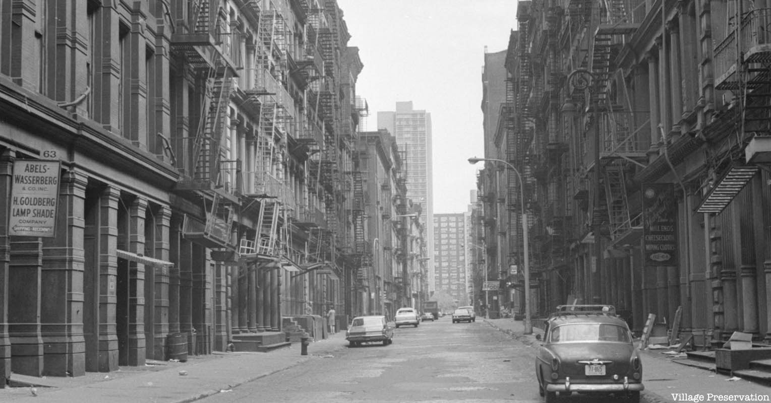 Soho Cast Iron District in 1969