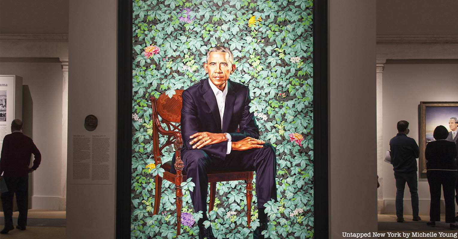 Barack Obama portrait Kehinde Wiley