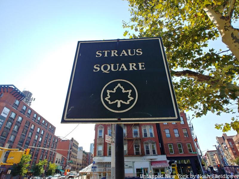 Straus Square, a Jewish history site on the Lower East Side