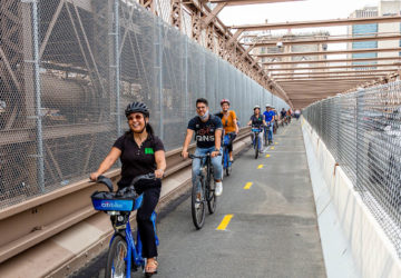 Brooklyn Bridge Bike Lane